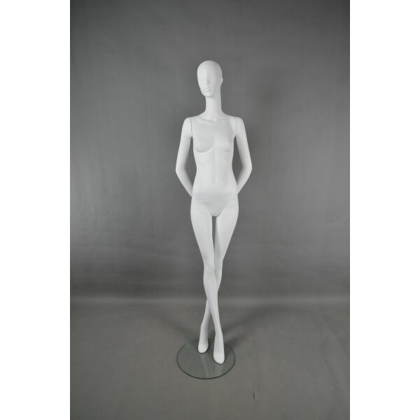 Mannequin MILOS 7, white female semiabstract