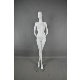 Mannequin MILOS 7, white female semiabstract