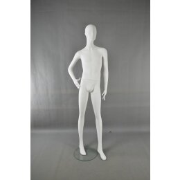 Mannequins NAXOS 2, male white semiabstract