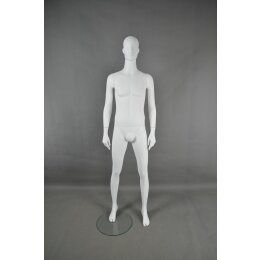 Mannequins NAXOS 3, male white semiabstract