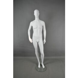 Männliche elfenbeinweiße Schaufensterfigur...