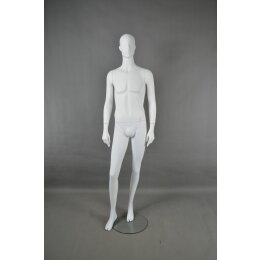 Mannequins NAXOS 5, male white semiabstract
