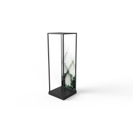 Vitrine Cage 6GM 70x70x210 cm Wunschfarbe glossy ohne Beleuchtung