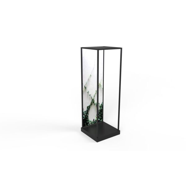 Vitrine Cage 6GM 70x70x210 cm Wunschfarbe glossy LED Beleuchtung
