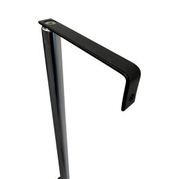BASIC Nacken-Standfuß SU1 aus Metall H105-195cm, Schwarz