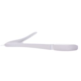 LOTUS Kleiderbügel weiss, L41cm, Haken vernickelt, HT41_WH_N