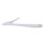 LOTUS Kleiderbügel weiss, L41cm, Haken vernickelt, HT41_WH_N