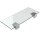 SLAT Glass-Shelf support with rubber lip for 6mm glass