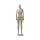 CLOTH Schaufensterfigur Dame MSD1 mit Stoffüberzug, inkl. Glasboden, Fuß- und Wadendorn