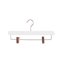 LOTUS Kleiderbügel weiss rosegold, L36cm, HPC36_WH_RG