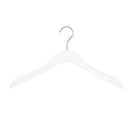 LOTUS Kleiderbügel weiss rosegold, L41cm, HTS41_WH_RG