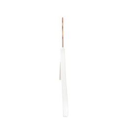 LOTUS Kleiderbügel weiss rosegold, L41cm, HTS41_WH_RG