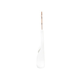 LOTUS Kleiderbügel weiss rosegold, L41cm, HSS341_WH_RG