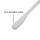 LOTUS Kleiderbügel weiss, L44cm, Haken vernickelt, HS344_WH_N