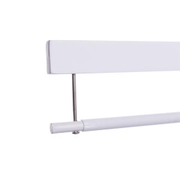 LOTUS Kleiderbügel Hosenbügel weiss, L36 cm, HP36_WH_N