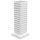 Tower Gondola, Slatwall Furniture, 60x60x170 cm, white incl. wheels