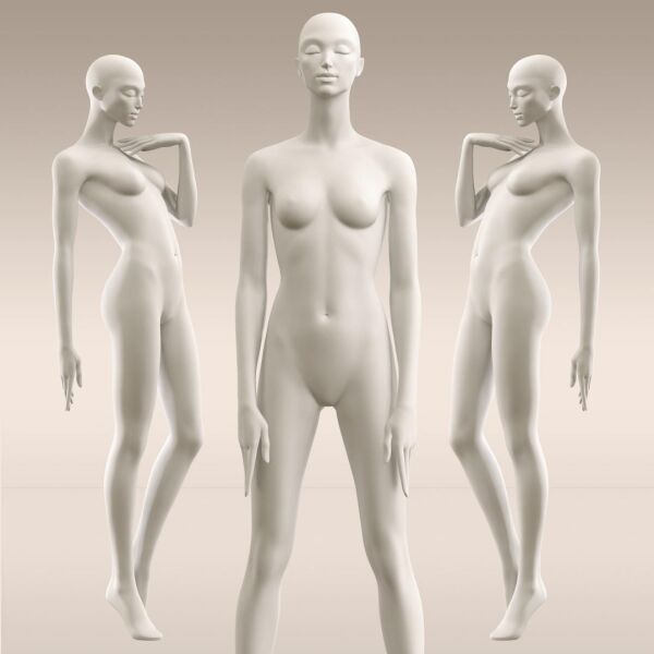 Impress Damen-Schaufensterpuppe IMPF08