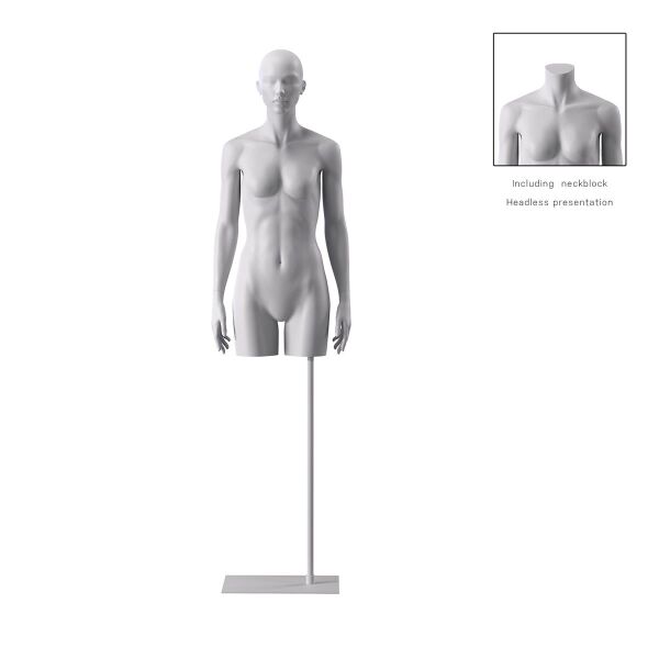 BIO Omnia Damen-Torso lang weiss 01