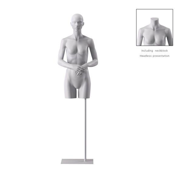 BIO Omnia Damen-Torso lang weiss 02