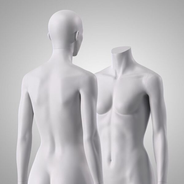 BIO Omnia Damen-Torso lang weiss 03