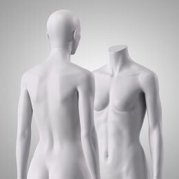 BIO Omnia Damen-Torso lang weiss 03