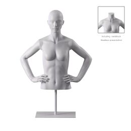 BIO Omnia Damen-Torso kurz weiss 03