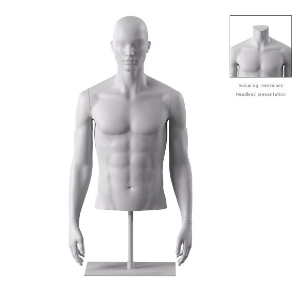 BIO Omnia Herren-Torso kurz weiss 01