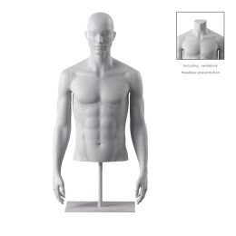 BIO Omnia Herren-Torso kurz weiss 01