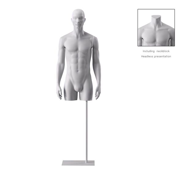 BIO Omnia Herren-Torso lang weiss 01