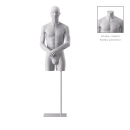 BIO Omnia Herren-Torso lang weiss 02