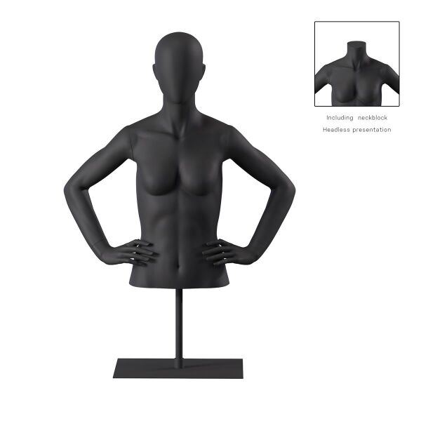 BIO Omnia Damen-Torso kurz schwarz 03