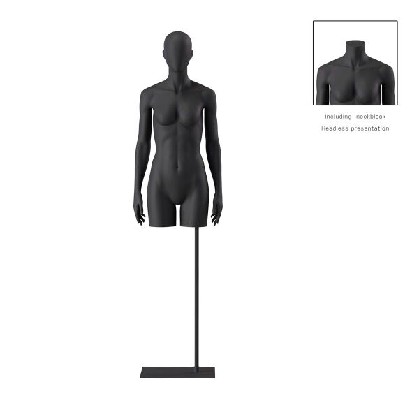 BIO Omnia Damen-Torso lang schwarz 01