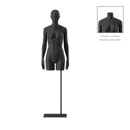 BIO Omnia Damen-Torso lang schwarz 01