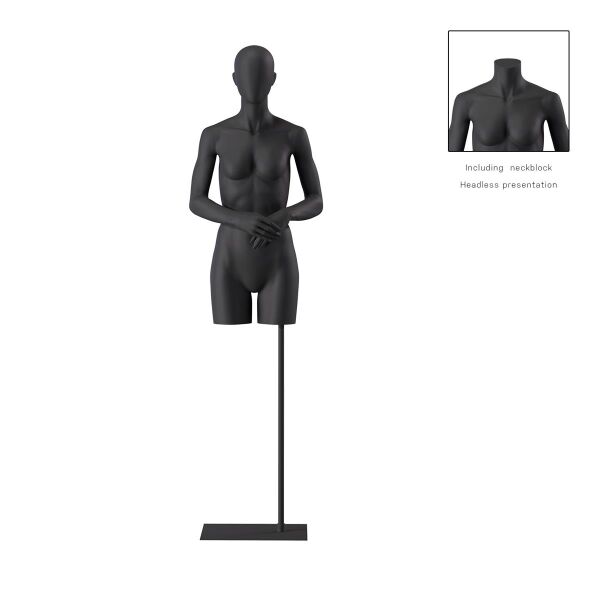 BIO Omnia Damen-Torso lang schwarz 02