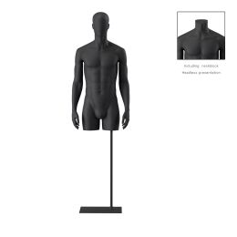 BIO Omnia Herren-Torso lang schwarz 01