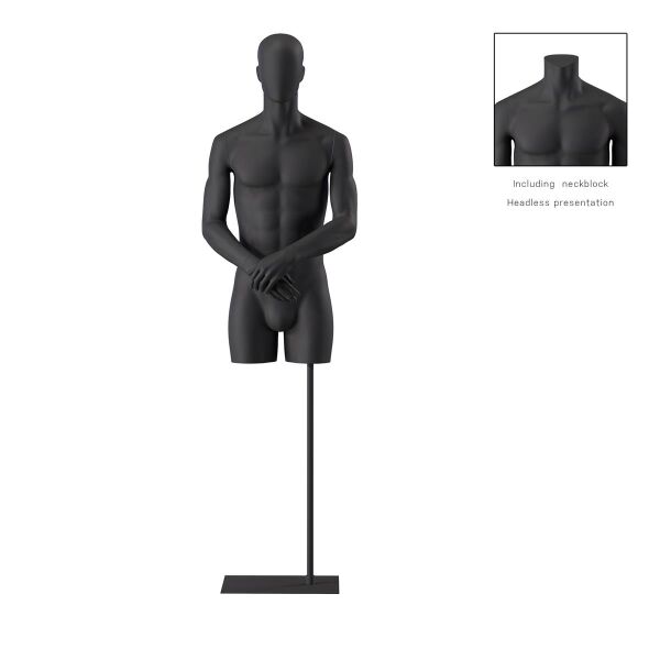BIO Omnia Herren-Torso lang schwarz 02