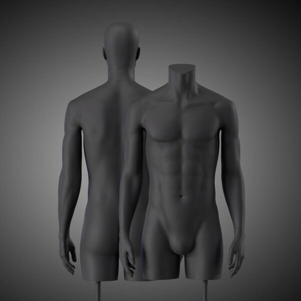 BIO Omnia Herren-Torso lang schwarz 02