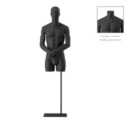 BIO Omnia Herren-Torso lang schwarz 02