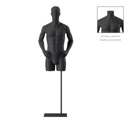 BIO Omnia Herren-Torso lang schwarz 03
