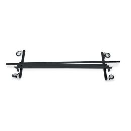 BLACK Kleiderständer mit Rollen, klappbar, höhenverstellbar, 140 cm