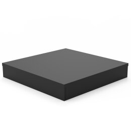 Miet-Podest PODIUM 1, 60x60x10cm, schwarz