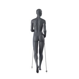 Top-Sports F161 Damen-Schaufensterfigur, Sport Walking, inkl. Standplatte mit Wadendorn, Graphitgrau RAL 7024