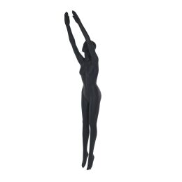 Top-Sports F14 Damen-Sportfigur, Tauchen, Schwimmerin, inkl. Standplatte und Wadendorn, Graphitgrau RAL7024