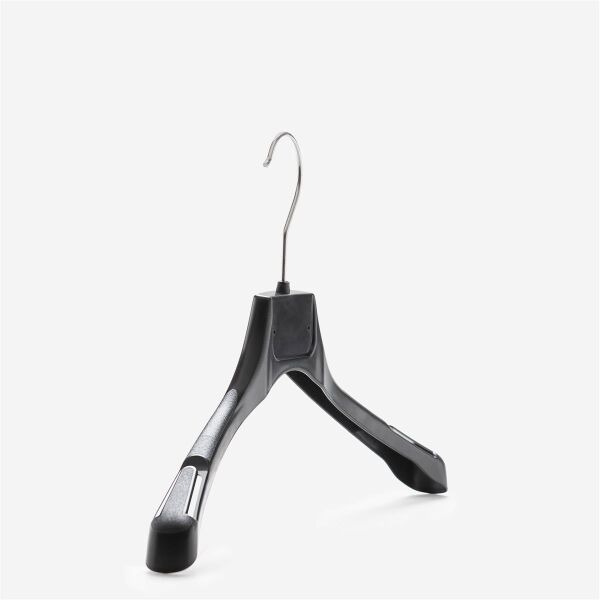 ECO Kleiderbügel aus Kunststoff, zink-grau 42 cm, TOP4
