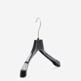 ECO Kleiderbügel aus Kunststoff, zink-grau 42 cm, TOP4