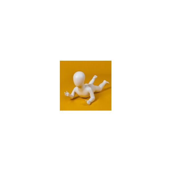 MAGIC Kinderfigur mit Magnet C6 Baby liegend, Weiß