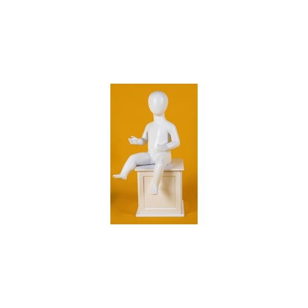 MAGIC sitting kid, ABS-mannequin C7, white