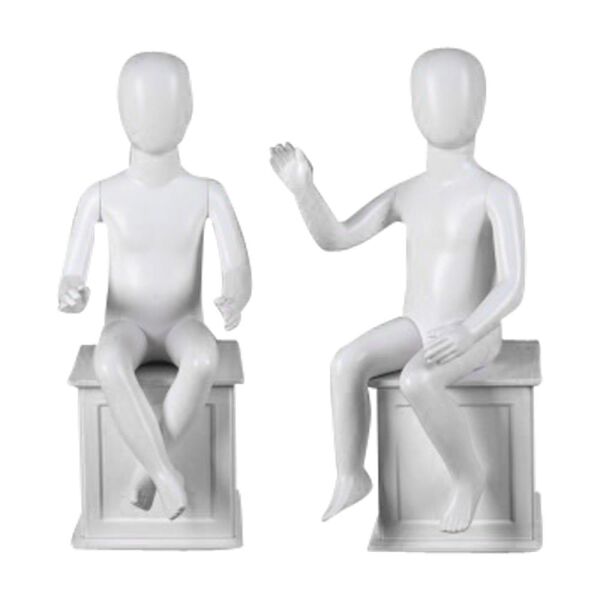 MAGIC sitting kid, ABS-mannequin, C8 white