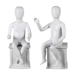 MAGIC sitting kid, ABS-mannequin, C8 white