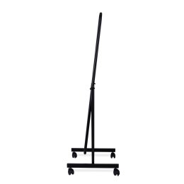Rental mirror with castors, black, TF-523D-50_BL